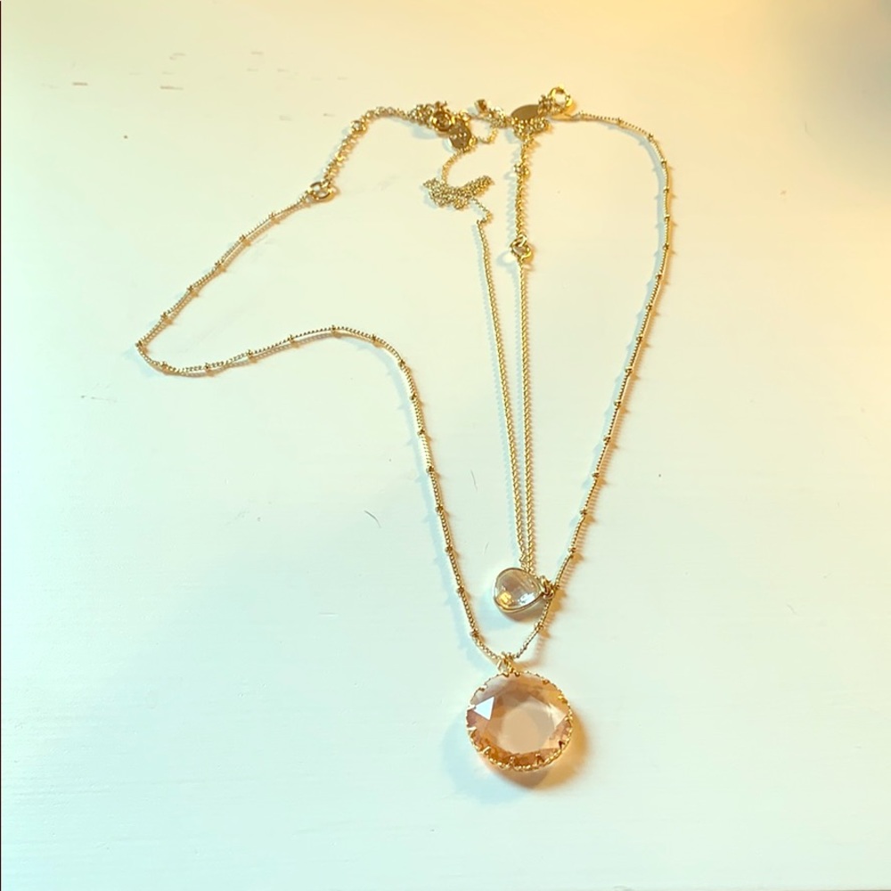 Layering necklaces